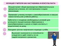 функция учителя